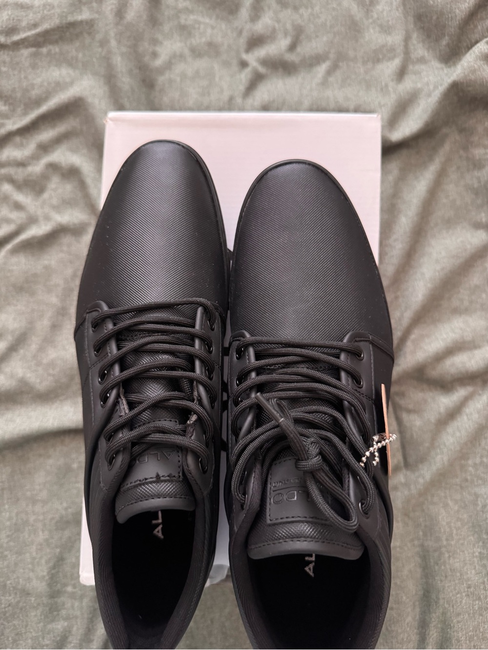 Aldo Men's Black Low-Top Lace-Up Sneakers